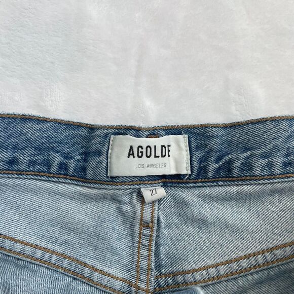 Agolde Women's Denim Shorts Size 27 Blue - Picture 5 of 5